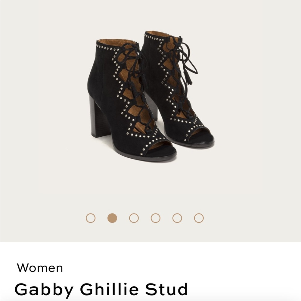 New- Frye gabby stud heels